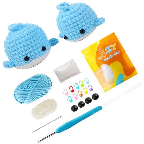 Kit Per Uncinetto Balena Fatto A Mano Blue - Foto 1