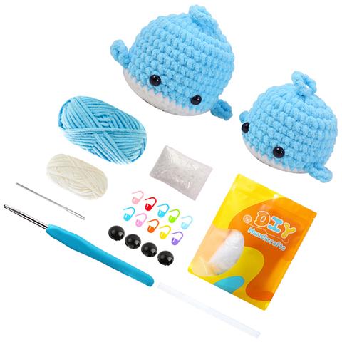 Kit Per Uncinetto Balena Fatto A Mano Blue - Foto 2