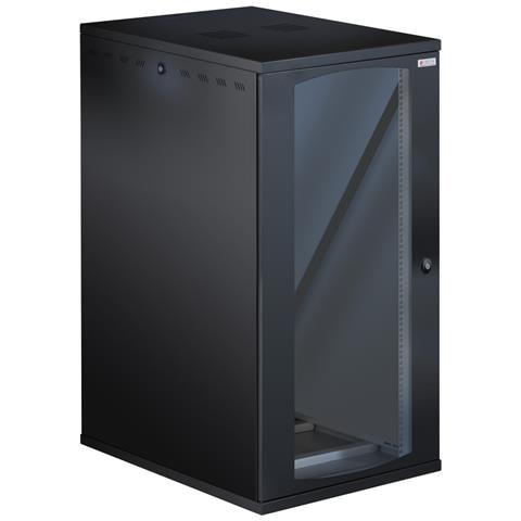 I-CASE EW-26822BK rack 22U Da parete Nero - Foto 1