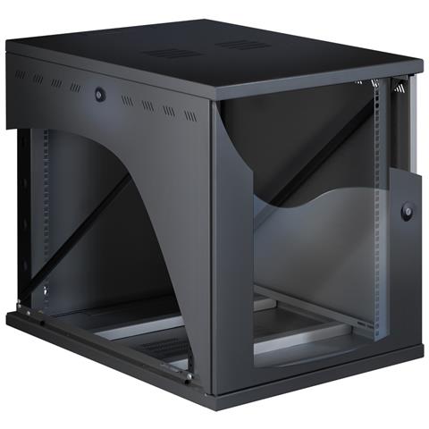 I-CASE EW-26822BK rack 22U Da parete Nero - Foto 3