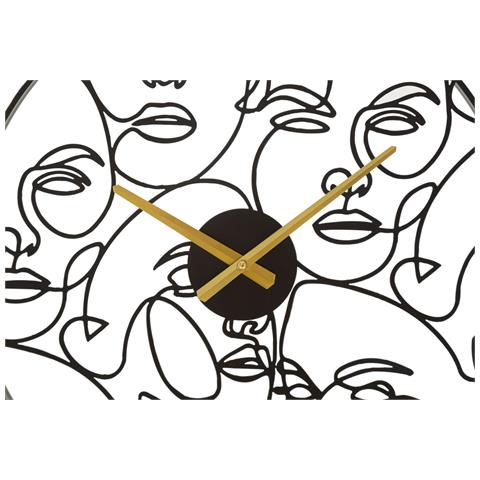 Orologio Da Parete Mf242 - Nero - Metallo - 50x3,5x50 Cm - Foto 2