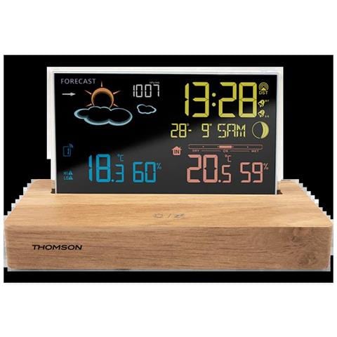 CT610 stazione meteorologica digitale Legno LCD CA /Batteria - Foto 1