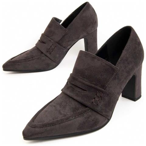 Montevita Scarpa Con Tacco Mibia Grigio . - Foto 1