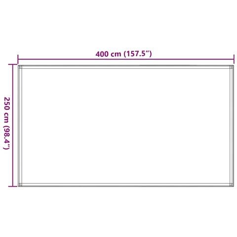 Tappeto da Tenda Verde Chiaro 250x400 cm HDPE - Foto 7