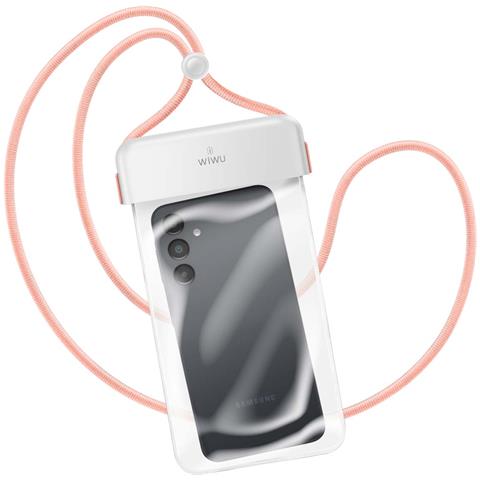 Custodia Impermeabile Per Telefono Da 4"" A 7"" Ipx8 Da Collo, Bianco - Foto 1