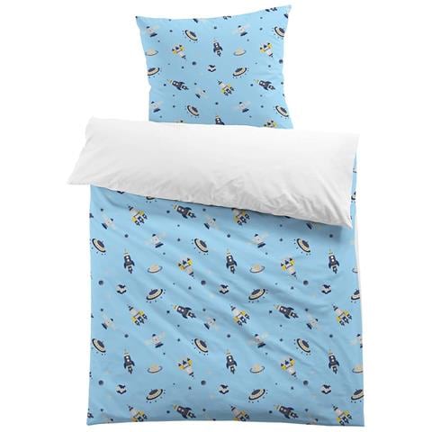 Set Di Biancheria Da Letto Per Bambini Astronauta 140x200cm Con Federa 65x65cm - Foto 1