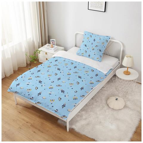Set Di Biancheria Da Letto Per Bambini Astronauta 140x200cm Con Federa 65x65cm - Foto 5