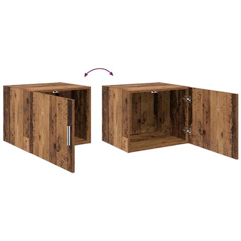 Armadietto a muro Legno vecchio 50 x 42.5 x 40 cm - Foto 9