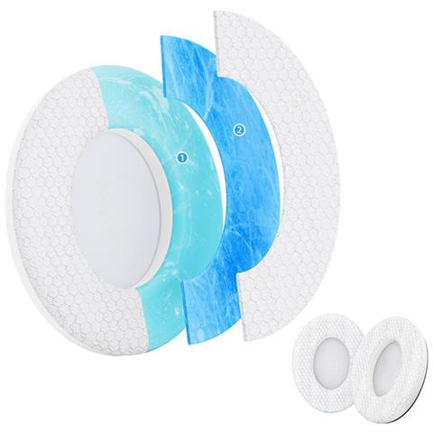 Cuscinetti Auricolari Di Ricambio Compatibili Con Cuffie Bose Qc45/qc45ii/qc45sc/qc35/qc35ii (paio) White - Foto 3