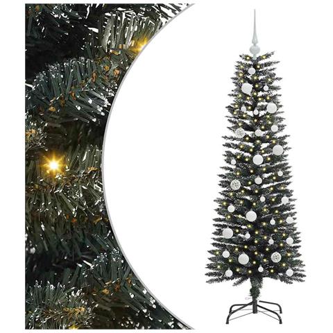 Albero di Natale artificiale con 150 LED Verde 120 cm - Foto 1