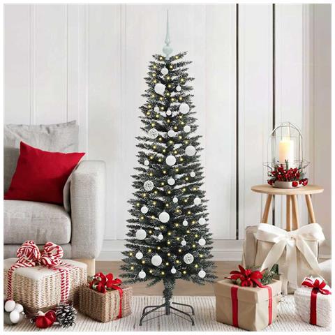 Albero di Natale artificiale con 150 LED Verde 120 cm - Foto 2