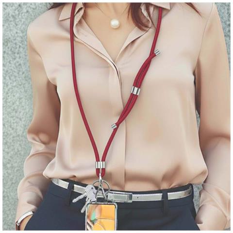 Collarino Da 150 Cm Per Smartphone In Nylon Con Fissaggio Universale - Foto 2