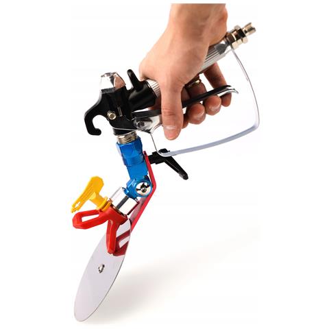 Set Accessori Verniciatura Con Odcinarka, 2 Ugelli, Protezione, Lancia 30cm - Compatibile Con Vernici Acriliche, Emulsioni, Uretani, Epoxidi, Lattice - Foto 2
