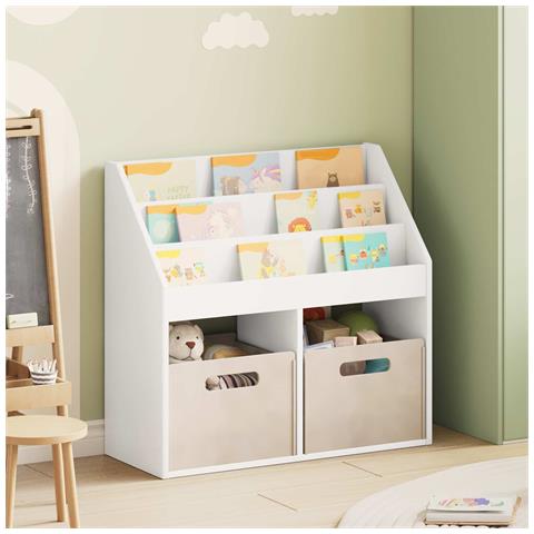 Libreria per Bambini Bianco 72,5 x 29,5 x 69 cm - Foto 2