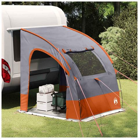 Tenda per portellone posteriore Grigio e arancione taffetà - Foto 2