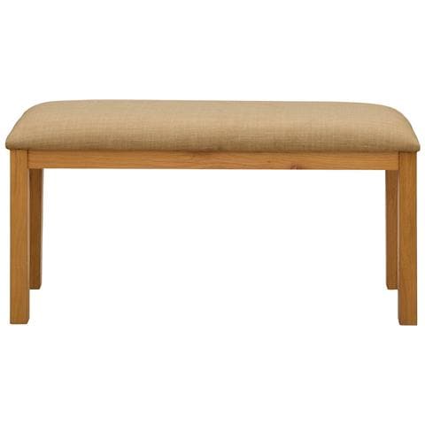 Panchina da pranzo 95 x 32 x 45 cm Legno di Quercia Massello - Foto 2