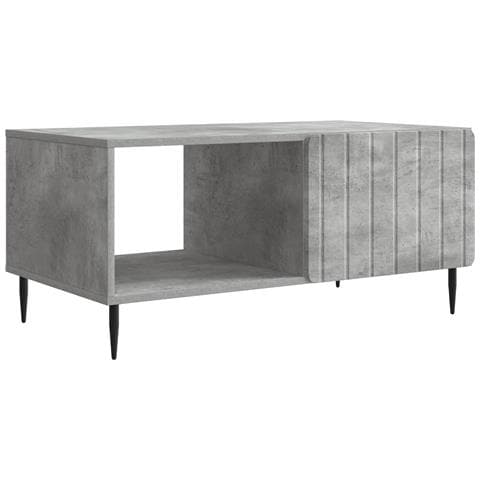 Tavolino da salotto Grigio Cemento 90 x 50 x 40 cm - Foto 1