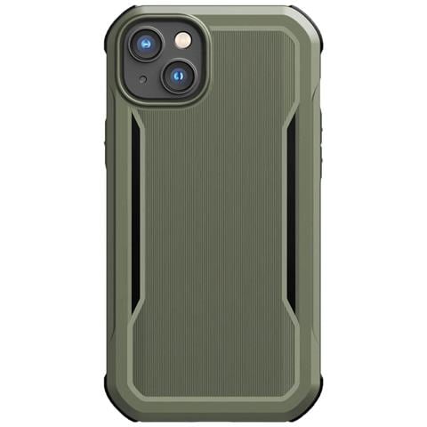 Raptic X-doria Fort Case Per Iphone 14 Plus Con Copertura Rigida Magsafe, Verde - Foto 1