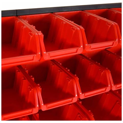 Set da Officina 35 pz Rosso e Nero 77x39 cm in Polipropilene - Foto 9