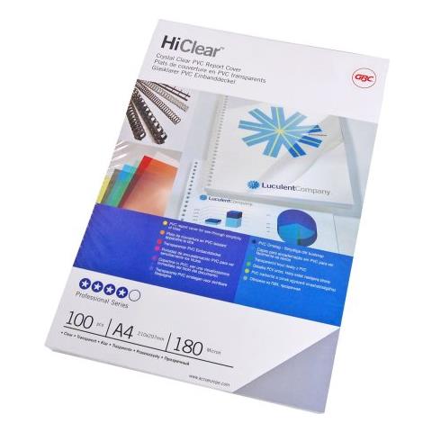 100 copertine hi-clear 200mic a4 trasparente neutro - Foto 10