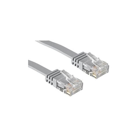 Cavo di Rete Flat U / UTP Cat6 Grigio 1m - Foto 1