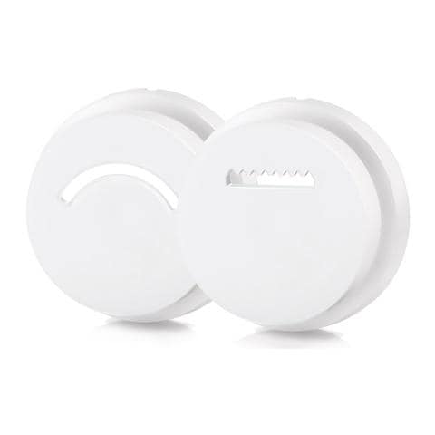 Pasta Maker - Accessorio - dischi per biscotti: 2 dischi per biscotti lisci e striati; include 2 stampini stella e cuore. Compatibile con Pasta Maker Avance - Foto 2