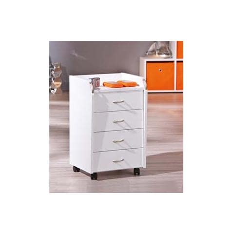 Cassettiera Laminato Bianco. - Foto 1