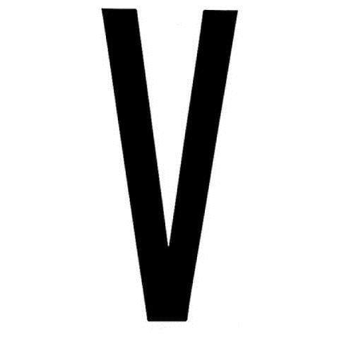 Letteravades. T-6 8x3,5 Cm Nera - Foto 3