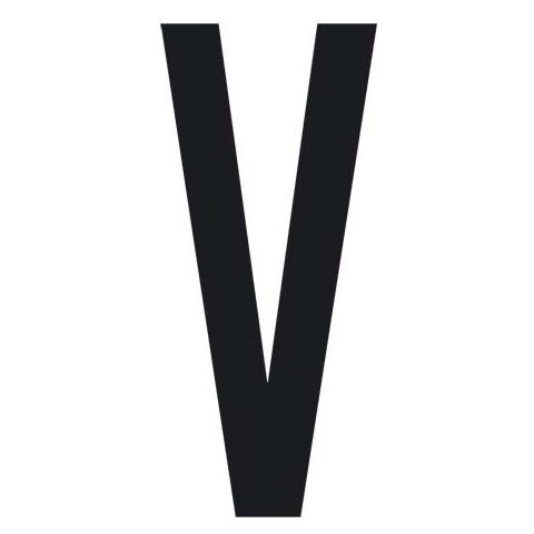 Letteravades. T-6 8x3,5 Cm Nera - Foto 2