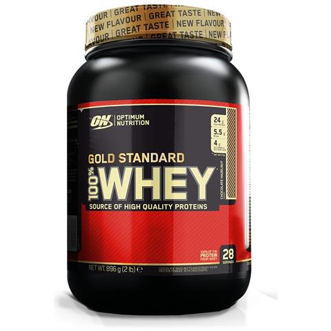 100% Whey Gold Standard 2 Lbs (908g) Proteine Massa Muscolare-biscotto E Crema - Foto 3