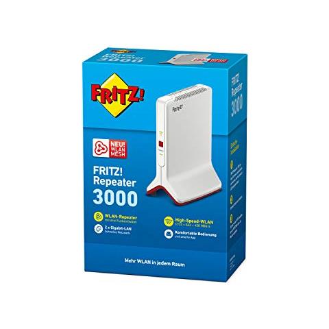 FRITZ!Repeater 3000 3000 Mbit / s Network repeater Bianco, versione in lingua tedesca - Foto 2