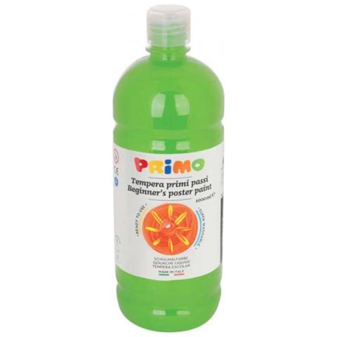 Primo - Tempera Primi Passi Bottiglia 1000 Ml - Verde Chiaro - Foto 2