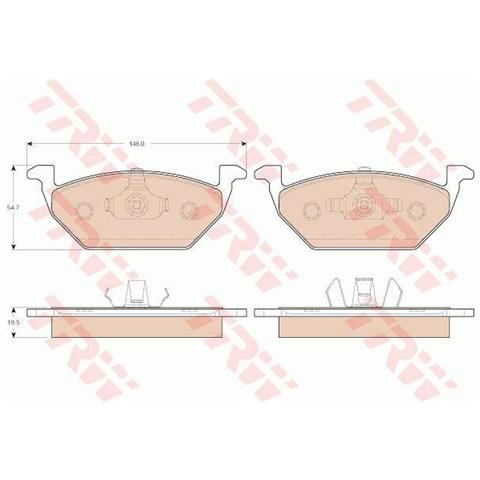 Kit Pastiglie Freno Gdb1984 - Foto 1