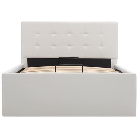 Giroletto Con Contenitore Idraulico Bianco Similpelle 90x200cm - Foto 10