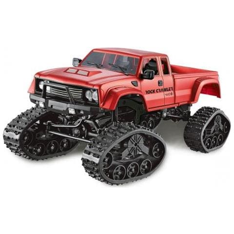 Pickup Truck Mit Rdern & Ketten 4wd 1:16 Rot (22393) - Foto 1