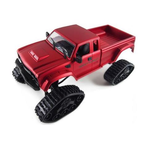 Pickup Truck Mit Rdern & Ketten 4wd 1:16 Rot (22393) - Foto 3