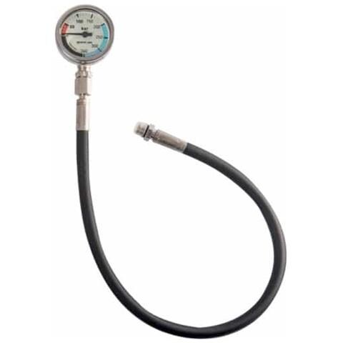 Manometro Spg52 Frusta Gomma Psi - Foto 1