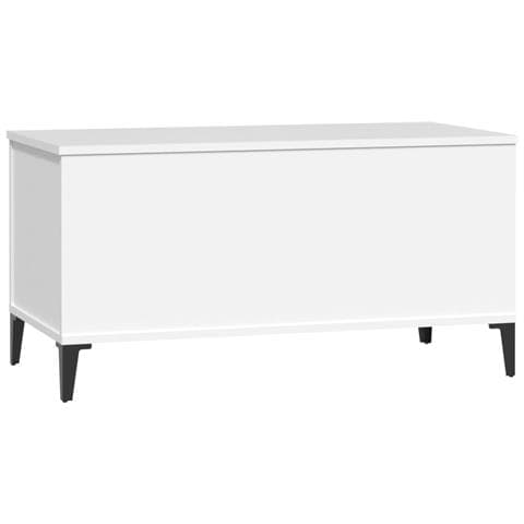 Tavolino Da Salotto Bianco 90x44,5x45 Cm In Legno Multistrato - Foto 2