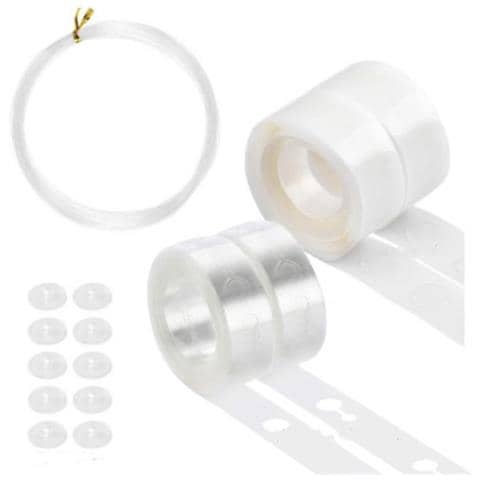 Set Di Montaggio Per Palloncini Di Plastica 15 Pezzi Bianco - Foto 1