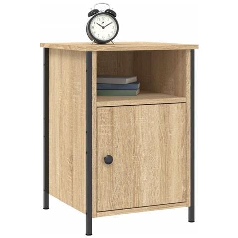 Comodino Rovere Sonoma 40x42x60 Cm In Legno Multistrato - Foto 2