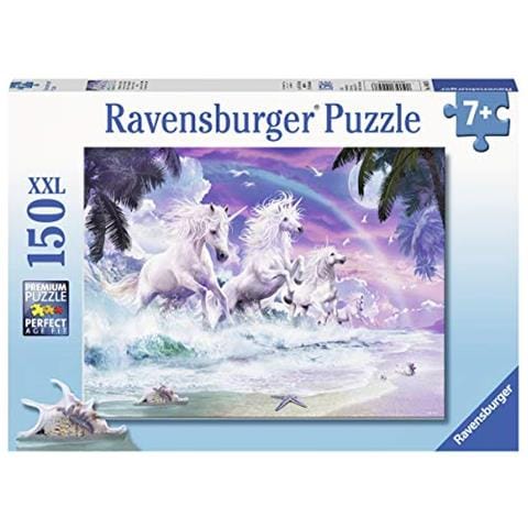 10057 Unicorn Beach, Puzzle Per Bambini Da 150 Pezzi, Ogni Pezzo A Unico, I Pezzi Si Incastrano Perfettamente Insieme - Foto 1