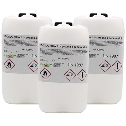 Alcool Isopropilico Isopropanolo 5l X3 Litri Pulizia Ossido Ultrasuoni Puro 97% - Foto 1