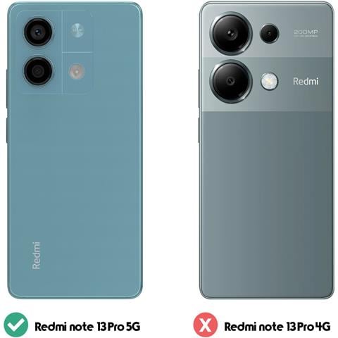 Cover Anti-urto Per Xiaomi Redmi Note 13 Pro 5g Angoli Rinforzati, Trasparente - Foto 5
