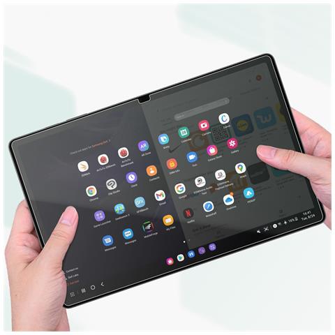 Salvadisplay Per Galaxy Tab S9 Plus E Tab S10 Plus Flessibile 9h, Trasparente - Foto 5