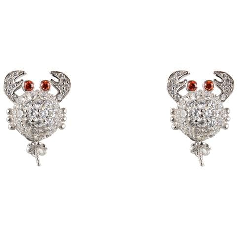Gioielli Jla-ear-crab1. Orecchini, Colore Bianco. Donna. - In ordine - Foto 2