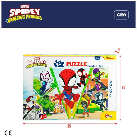 Puzzle Per Bambini Double-face 50 X 35 Cm 24 Pezzi (12 Unità) - Foto 2