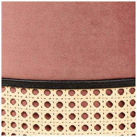 Pouf Yankton Velluto Rosa - Foto 2