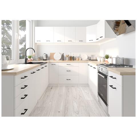 Mobile da cucina pensile OLIWIA, 1 anta, 30x30x58 cm, Colore Bianco - Foto 5