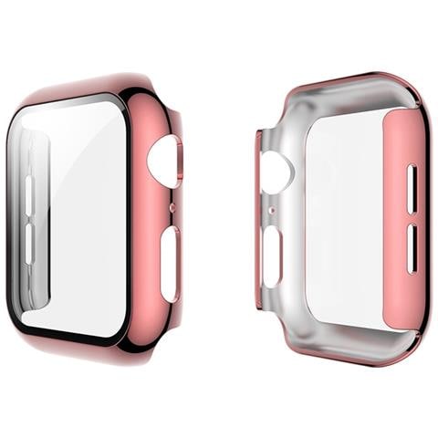 Cover Per Apple Watch 38mm Protezione Completa Con Vetro Temperato, Rosa - Foto 1
