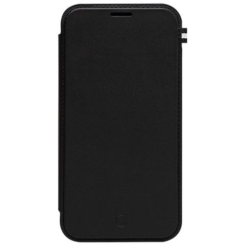 Custodia Per Iphone 12 Pro Max Edizione Elysée In Pelle Con Portacarte, Nero - Foto 2